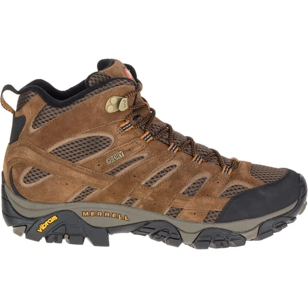 MERRELL Men's Moab 2 Mid Waterproof Hiking Boots, Earth, Wide 4 MERRELL Men's Moab 2 Mid Waterproof Hiking Boots, Earth, Wide - Image 4