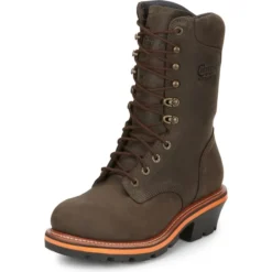 CHIPPEWA Men's Thunderstruck 10" Soft Toe Insulated Logger Boots, Extra Wide Width -Cheap Skechers || Merrell || ADIDAS Store 2080415 202 alt3